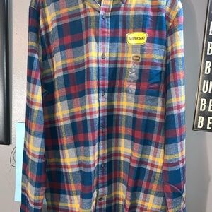 Brand new men’s size large tall super soft flannel